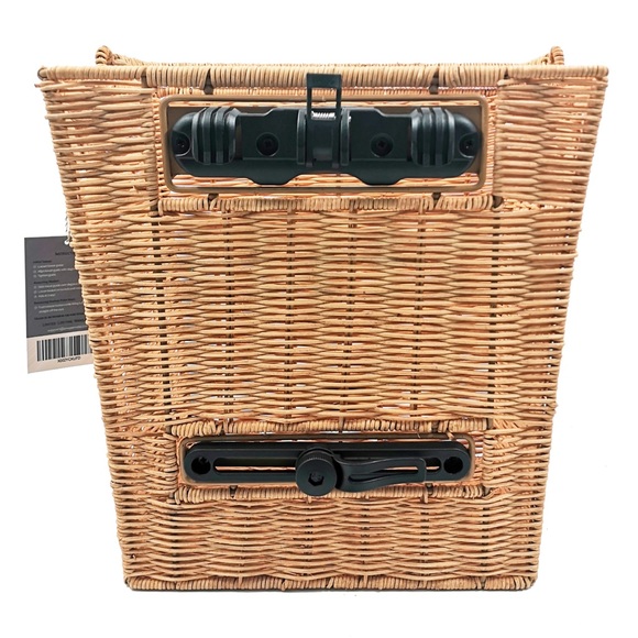 Wicker Bicycle Rear Basket, Proper Velo Quick Release Bike Pannier (Seconds) - Picture 9 of 16
